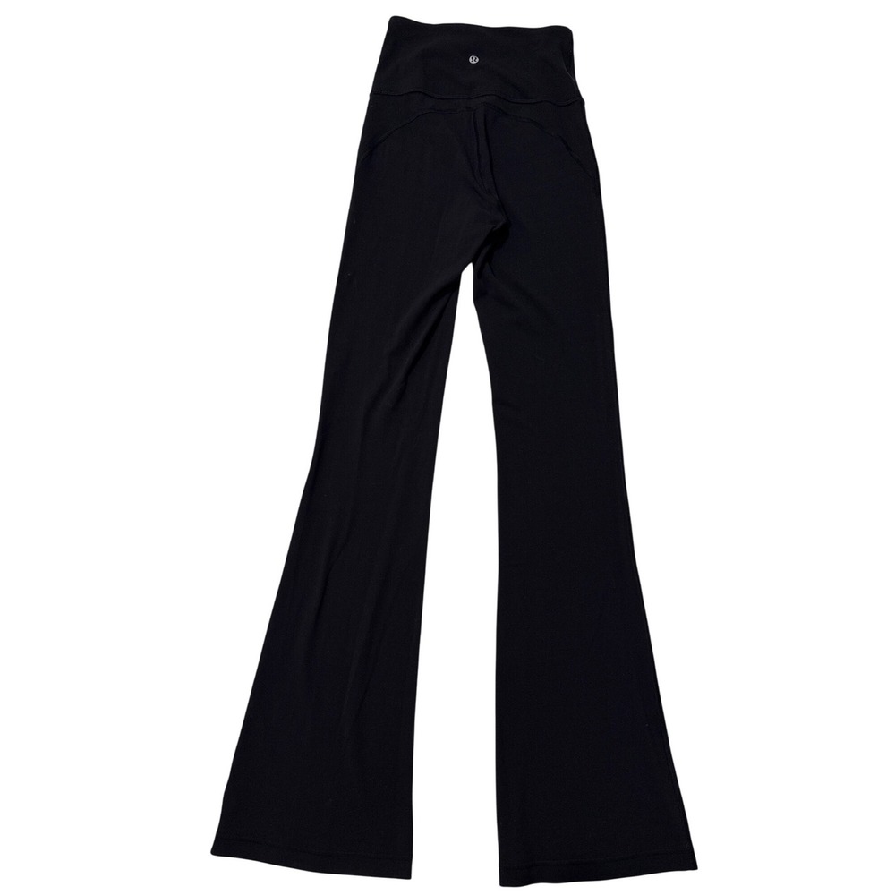 Lululemon high-rise black flared leggings - 2